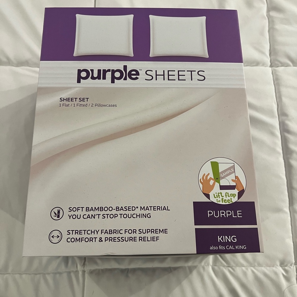Purple SoftStretch sheets
